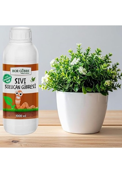 Sıvı Solucan GÜBRESI-1000ML-BITIYI Geliştirir- Korur-Ürün Sayısını ve Kalitesini Artırır fırsatları