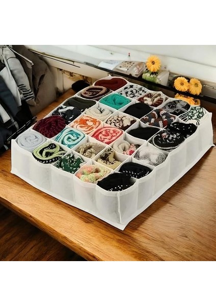 30 Gözlü Petek Organizer Çekmece Içi Çorap Kemer Iç Çamaşırı Düzenleyici