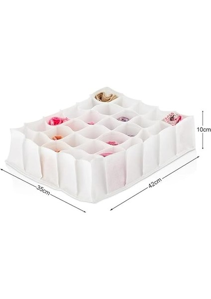 30 Gözlü Petek Organizer Çekmece Içi Çorap Kemer Iç Çamaşırı Düzenleyici modelleri