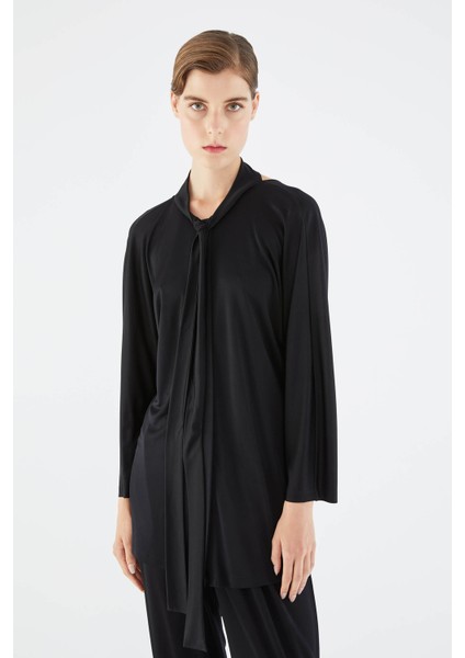 Boyundan Bağlamalı Bluz Siyah K2113060_001 fiyatları