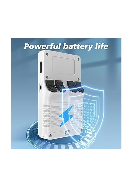 El Oyun Konsolu, Retro El Video Oyun Konsolu 3.5 Inç IPS Ekran Açık Kaynak Linux Sistemi Dahili 15000+ Oyun, 32G+64G Tf Kart, Beyaz fırsatları