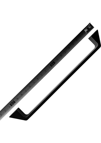 Mutfak ve Banyo Dolabı Kapakları ve Çekmeceler Için Metal Kulp Paslanmaz Alüminyum Mobilya Dolap Kulbu 192MM Mat Siyah 2 Adet modelleri