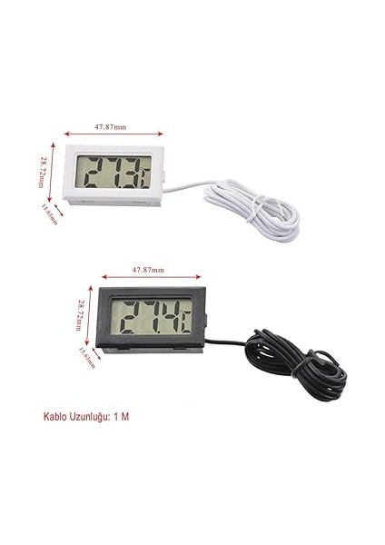 Isı Termometresi Mini Dijital Ntc Buzdolabı Depo Oda fiyatları