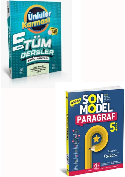 5. Sınıf Ünlüler Tüm Dersler-Son Model Paragraf