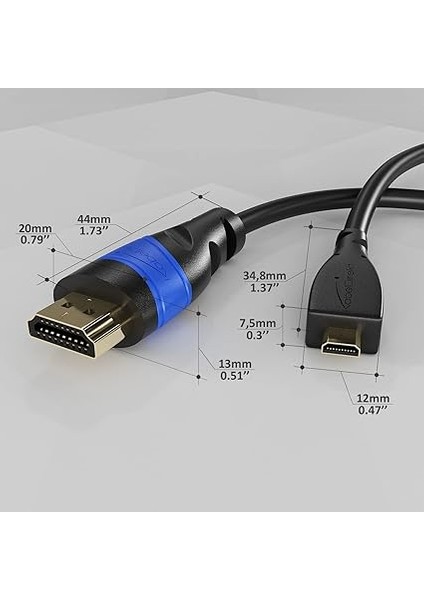 – 2 M – Micro-Hdmı Kablosu (Hdmı – Micro-Hdmı, Iki Yönlü – Ultra Hd Için 4 K @ 60 Hz – Ethernet ile Yüksek Hız – HDMI 2.0/1.4 ile Uyumlu, Tabletler/kameralar/raspberry Pi Için, Siyah) indirimleri
