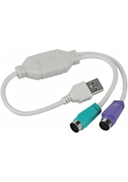 USB To Ps2 Klavye Mouse Çevirici USB Erkek Ps2 Dişi Kablolu fırsatları