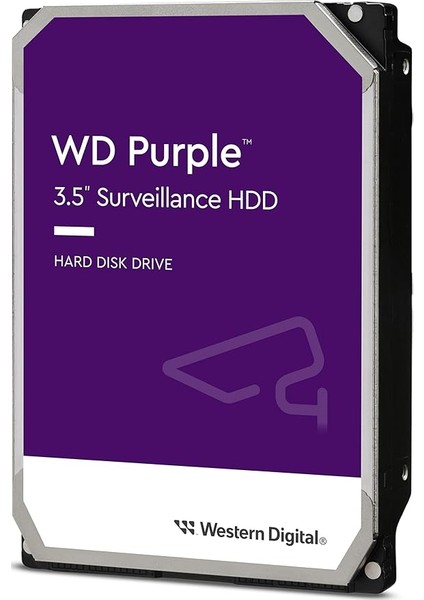 Purple 1tb Güvenlik Kamerasi Diski - 5400 Rpm Class, Sata 6 Gb/s, 64 MB Cache, 3.5" - WD10PURZ