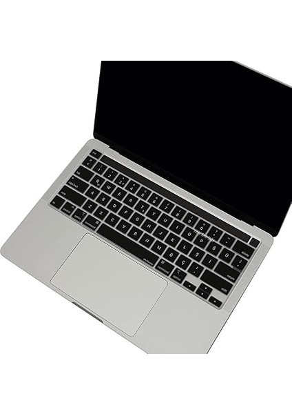 MacBook Pro 13/16 Klavye Koruyucu – Silikon Türkçe Karakterli, Return Enter, A2338 A2251 A2289 A2141 Uyumlu Siyah indirimleri
