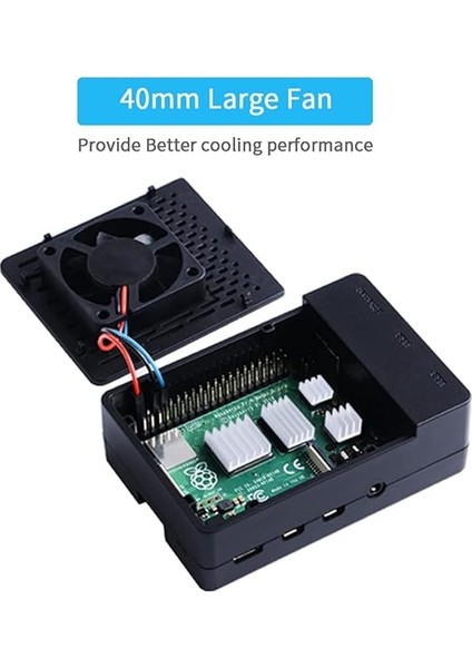 Raspberry Pi 4 Kılıfı Pwm Fanlı, 5V 3,6A Usb-C Güç Kaynağı, Raspberry Pi Soğutucu, Mikro HDMI Kablosu, Mikro HDMI - HDMI Adaptör Kablosu, Raspberry Pi 4 Model B Için USB Kart Okuyucu fırsatları
