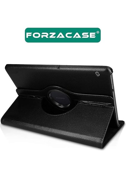 Huawei Mediapad T5 Için 360 Derece Döner Standlı Kılıf - FC012 (Pembe) indirimleri