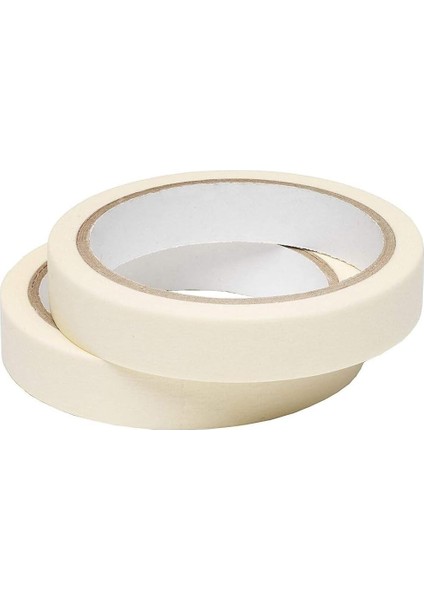 2 Adet Maskeleme Bandı Boya Bandı 18MM x 25M Kağıt Bant modelleri