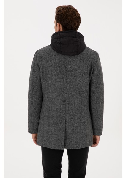 Erkek Gri Kaban 50310341-VR024 indirimleri