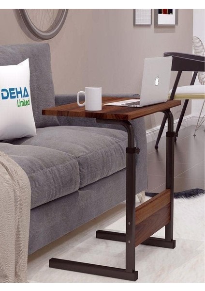 Yükseklik Ayarlı Çalışma Masası, Hasta Yemek Masası, Laptop Sehpası, 60X40