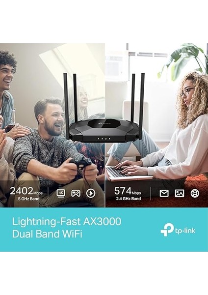 TL-WA3001; AX3000 Mbps, Gigabit Portlu, Pasif Poe'yi Destekler, Erişim Noktasını, Menzil Genişleticiyi, Çoklu Ssıd'yi Destekler, Artırılmış Kapsama Alanı, Dual-Band Wi-Fi 6 Access Point indirimleri
