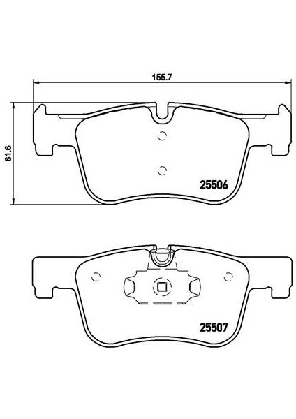 FREN BALATASI ON BMW F20 F21 F30 F31 F32 F33 F36 34118855002
