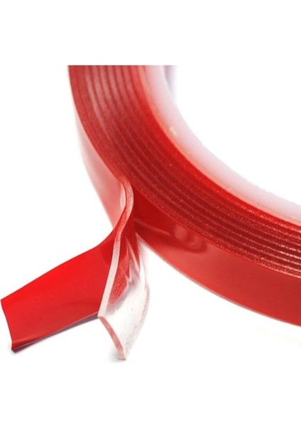 Çift Taraflı Bant Şeffaf Silikonlu Su Geçirmez Akrilik Montaj Bandı Çerçeve Resim Montaj Bandı (15MMX5METRE) modelleri