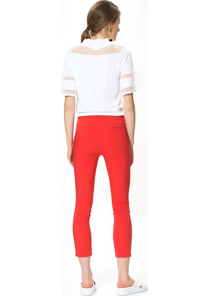 Skinny Kadın Pantolon Kırmızı Y1722005_006 modelleri