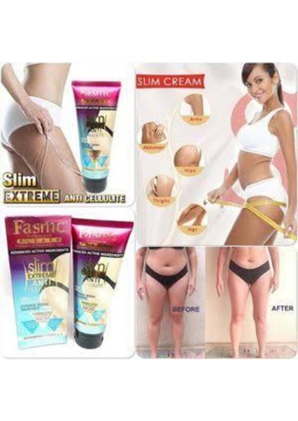 Slim Extreme Anti Cellulite Bel Basen Bölgesi Sıkılaştırıcı Selülit Kremi Selülit Yağ Eritici fiyatları