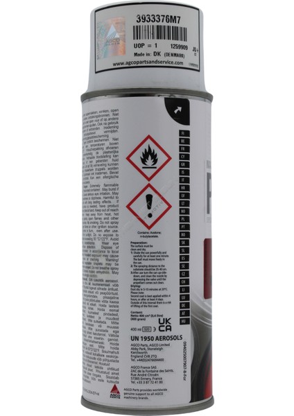 Massey Ferguson 3933376M7 Kırmızı Sprey Boya – Orijinal Agco Ürünü fiyatları