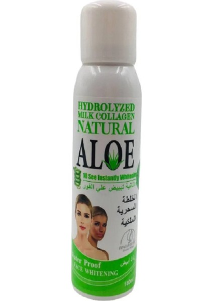 Collagen Aloe Vera Içerikli Doğal Süt Özlü Yüz Vücut Beyazlatıcı Sprey Krem Suya Dayanıklı 180 ml modelleri