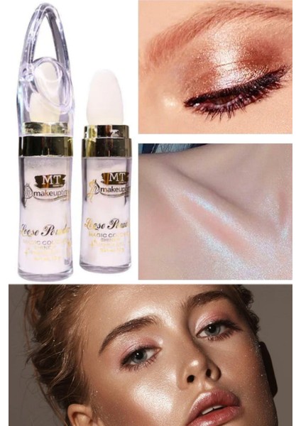 Yüz ve Vücut Için Uygun Silmi Gece Elbiselerine Uyumlu Sexy Simli Parlak Vücut Glitter Losyon Krem indirimleri