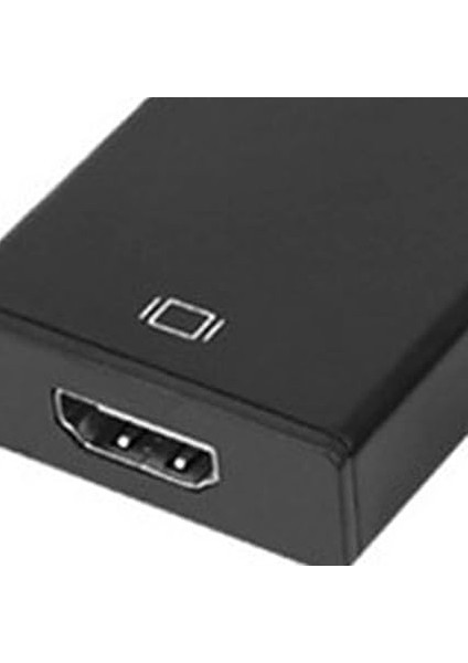 VGA - HDMI Adaptörü, 1080P VGA Erkek - HDMI Dişi Dönüştürücü, 3,5 mm Ses Bağlantı Noktalı, Pc - HDMI Monitör Projektör Dönüştürücü indirimleri