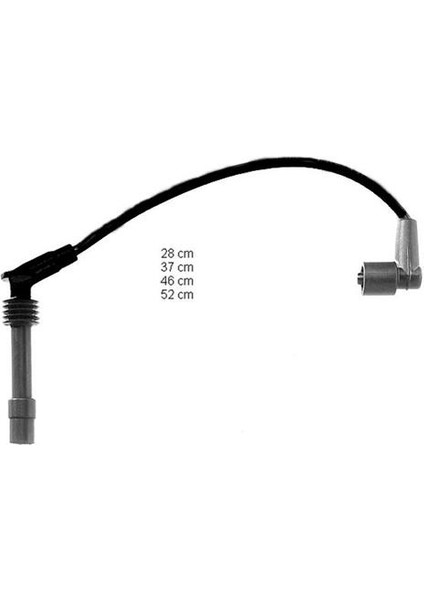 BUJİ KABLOSU TAKIMI OPEL CORSA B-COMBO B 1993-2000 1.2-1.4İ C12NZ-1012SZ-14NZ-1014SZ 90510851 1612608