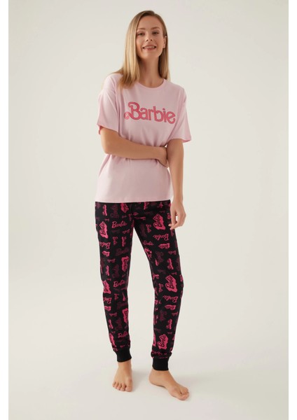 Barbie L1704-S Kadın Kısa Kol Pijama Takımı modelleri