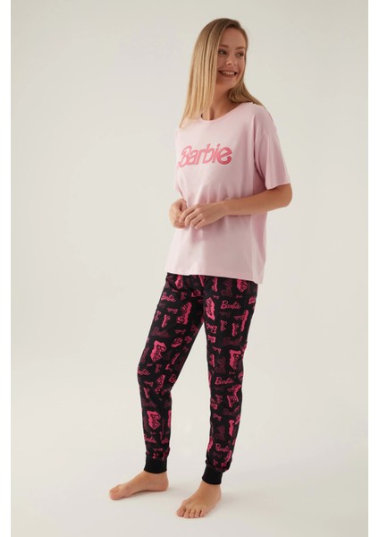 Barbie L1704-S Kadın Kısa Kol Pijama Takımı fırsatları