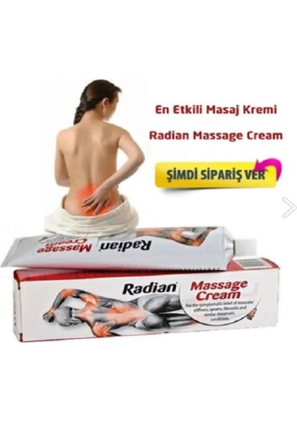 Radian Massage Cream Masaj Kremi 6 Adet 100 Gram