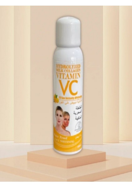 Vücut Beyazlatıcı Krem C Vitamini Hydrolyzed Milk Collagen Naturel Suya Dayanıklı Anında Beyazlatıcı