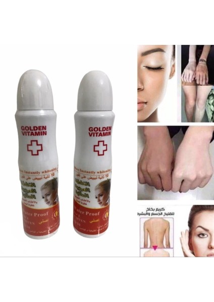 Sprey Vucut Beyazlatıcı Yüz Kol Bacak Koltuk Altı Bikini Bölgesi Başka Yerde Yok Sadece De