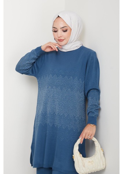 Simli Triko Tunik Pantolon Takım fiyatları