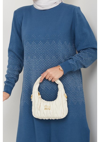 Simli Triko Tunik Pantolon Takım modelleri