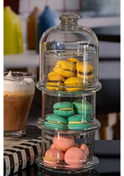 Villa Patisserie 3 Katlı Kurabiyelik