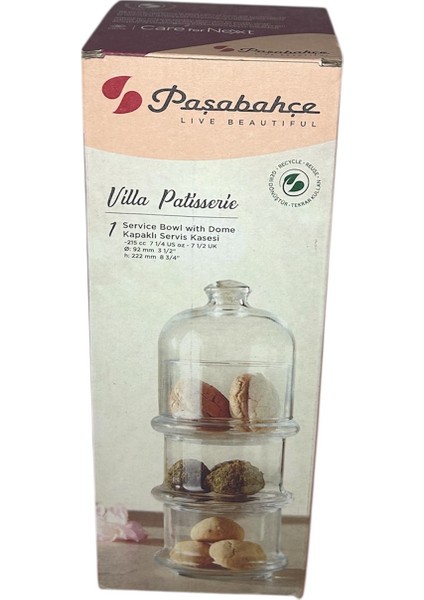 Villa Patisserie 3 Katlı Kurabiyelik