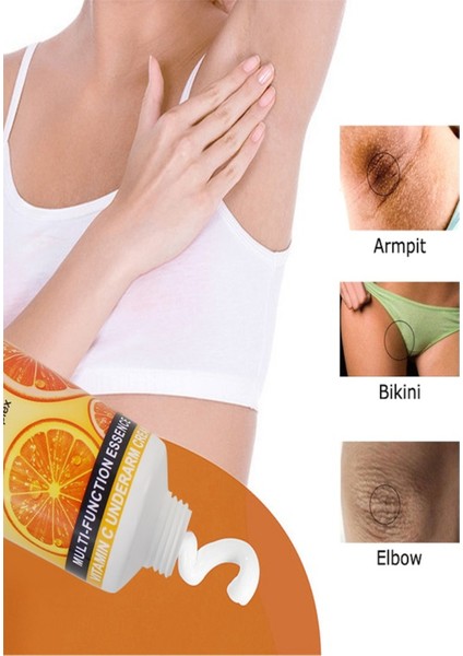 100% Organic Çok Fonksiyonlu Yüz Vücut Bikini Bölgesi Koltuk Altı Beyazlatıcı Temizliyici Krem fiyatları