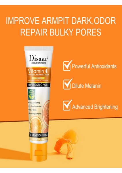 100% Organic Çok Fonksiyonlu Yüz Vücut Bikini Bölgesi Koltuk Altı Beyazlatıcı Temizliyici Krem modelleri