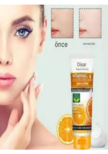 100% Organic Çok Fonksiyonlu Yüz Vücut Bikini Bölgesi Koltuk Altı Beyazlatıcı Temizliyici Krem