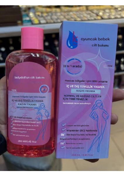 Femınıne Wash Intımate Genital Bölge Pembeleştirici Beyazlatıcı Iç ve Dış Bakım Yıkama Suyu