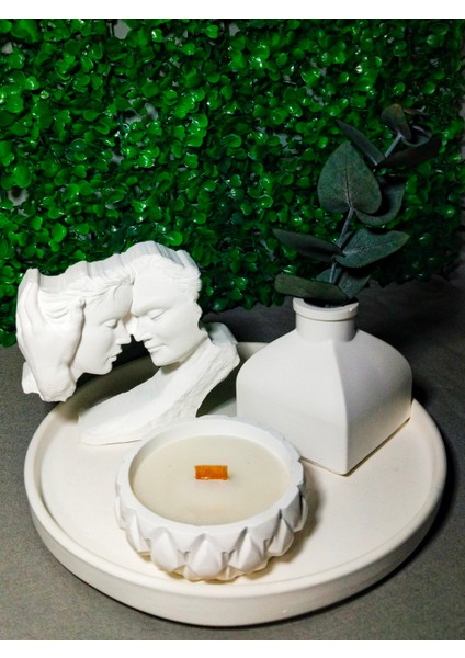 Romantik Tasarım Seramik Set -Mumluk ve Vazo modelleri