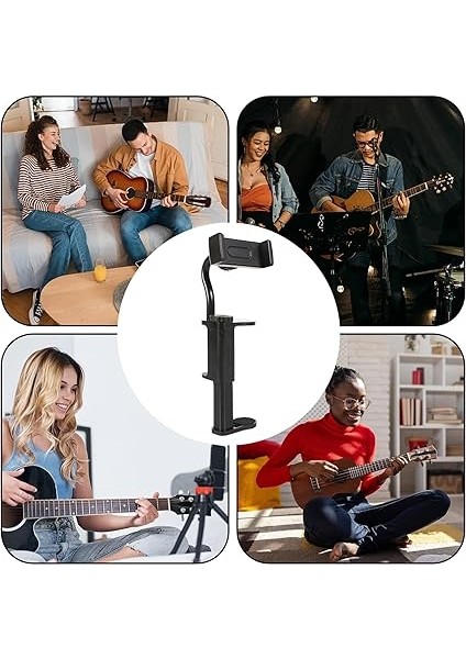 Gitar Kamera Tutucu, Gitar Klipsi, Akış, Seyahat, Antrenman, Video Görüşmeleri Için Akıllı Telefon Klipsi fırsatları