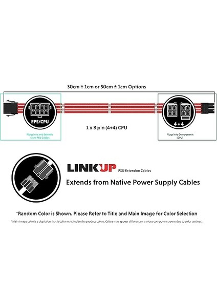 - Eps 8 Pin (4+4) Cpu Atx Anakart Psu Güç Kaynağı Örgülü Kollu Özel Mod Pc Uzatma Kablosu ile Birlikte Güçlü ve Sert Tasarım Tek Paket 30 cm 300 mm - Beyaz fiyatları