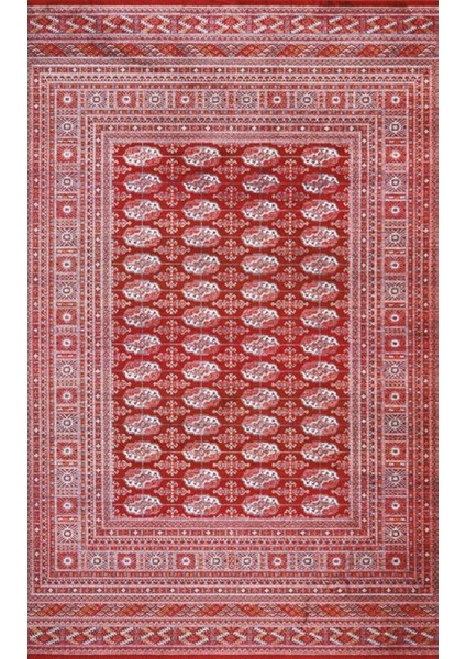 7/24 Serisi 0235 Bordo Salon Oturma Yatak Odası Halısı