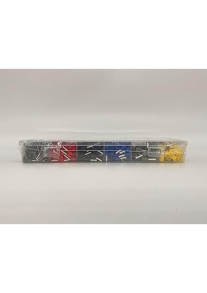 Sıkma Pimleri Seti 1200 Parça - Dın Standartlarına Göre Sıralanmış Kablo Pabucu Çeşitleri - [0,5-10 Mm²] - Sıkma Pimleri Seti - Sıkma Terminalleri - Yüksükler indirimleri