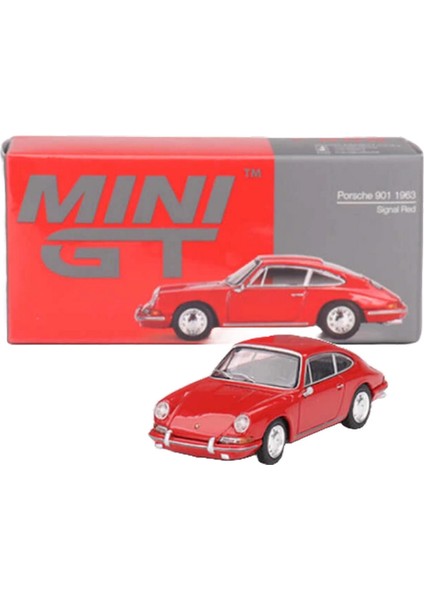 Mini Gt 1/64 Porsche 901 1963 Signal Red MGT00695 modelleri