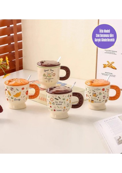 Renkli Dostlar Temalı Seramik Kupa