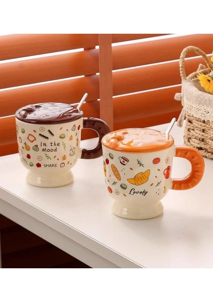 Renkli Dostlar Temalı Seramik Kupa modelleri