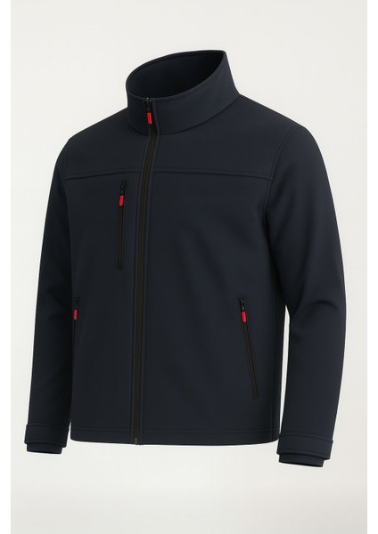 Erkek Içi Polarlı, Şapkası Çıkarılabilir Su ve Rüzgar Geçirmez Softshell spor mont fiyatları