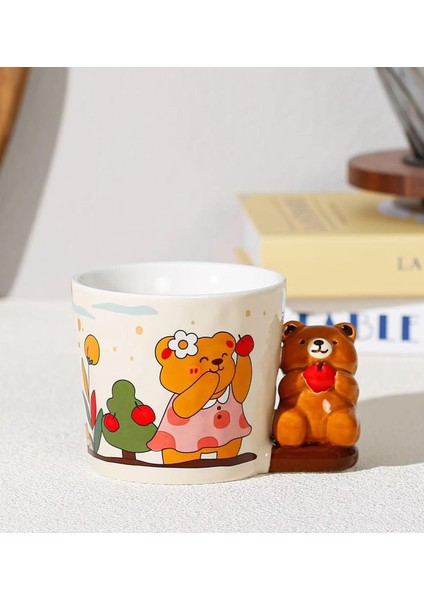 Gülümseyen Ayıcık Temalı Seramik Kupa modelleri